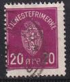 norvege - service n 4  obliter - 1926