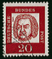 RFA 1961 - Y&T 225 - oblitr - Johann Sebastien Bach (compositeur)