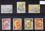 Lot de timbres oblitrs du Bulgarie Cahts TH597