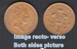 Pice de monnaie Coin Moeda two pence Grande Bretagne UK 1990