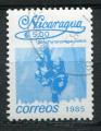 Timbre du NICARAGUA 1985  Obl  N 1395  Y&T  Fleurs