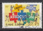 FR38 - Yvert n 3404 - 2001 - Libert d'association - Loi du centenaire de 1901