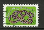 France timbre oblitr anne 2016 Srie Expression : C'est le serpent qui se mor
