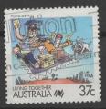 AUSTRALIE N 1056 o Y&T 1988 La vie en Australie en bande dssine (services pos