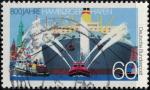 Allemagne 1989 Oblitr Navires Hamburger Hafen Port de Hambourg Y&T DE 1251 SU