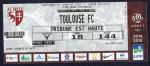 Ticket Billet FC METZ - Toulouse FC Stade Saint Symphorien Ligue 1 Saison 14.15