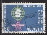 SUISSE N 692 o Y&T 1962 Eradication du paludisme