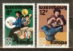 LUXEMBOURG N981/982* (europa 1981) - COTE 3.00 