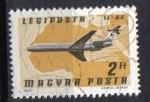 Timbre Hongrie 1977 - YT PA 394 - Poste arienne - Avion Illiouchine 62 (IL62)