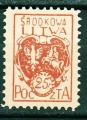 EULV - Occ Pologne - 1920 - Yvert n 22** - Armoiries