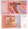 **   TOGO   (BCEAO)     1000  francs   2012   p-815l T    UNC   **