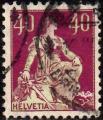 SUISSE - 1907 - Y&T 123 - Helvetia - Oblitr