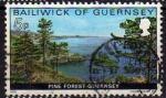 Guernesey 1976 - Site/View : fort de pins/pine forest, obl. - YT 132/SG 141  