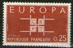 **   FRANCE    0,25 F  1963   YT - 1396  " EUROPA - CEPT "  (o)  **
