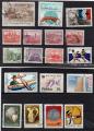 Pologne-  Lot de 18 timbres oblitrs
