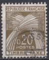 1960 FRANCE TAXE obl 92