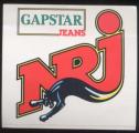 Autocollant  RADIO & FM  NRJ  Gaspard  Jeans