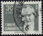 Turquie 1981 Ancien Prsident Rpublique Mustafa Kemal Atatrk Y&T TR 2138 SU