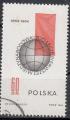 EUPL - 1964 - Yvert n 1382 - Globe et drapeau rouge