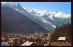 CPSM  CHAMONIX MONT BLANC  Vue gnrale et la Chane du Mont Blanc