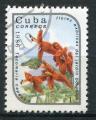 Timbre de CUBA 1986  Obl  N 2668  Y&T   Fleurs  