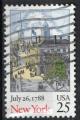 USA 1988; Y&T n 1818; 25c, bicentenaire de l'Etat de New-York