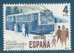 Espagne n2207 Transport en commun - autobus oblitr