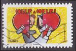 Timbre AA oblitr n 1054(Yvert) France 2014 - Coeur  coeur !