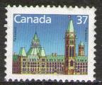 **   CANADA    37 c  1988  YT-1030  " Parlement "  (o)   **