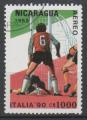 NICARAGUA N PA 1281 o Y&T 1989 Italia 90 Coupe du Monde