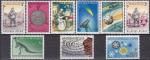 BELGIQUE 9 timbres neufs** de 1966 trs beaux