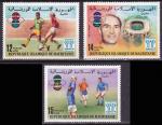 Srie de 3 TP neufs ** n 379/381(Yvert) Mauritanie 1977 - Coupe du Monde foot