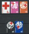 Pays Bas N966/70** (MNH) 1972 - Croix rouge