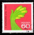 Pologne Yvert N1757 Oblitr 1969 Congrs organisation paysanne
