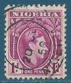 Nigeria N53 George VI 1p oblitr