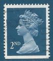 Grande-Bretagne N1475a Elizabeth II 2nd bleu-nuit non dentel en bas oblitr