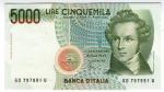***  ITALIE     5000  lires   1985   p-111c    UNC   **