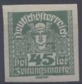 Autriche : timbres pour journaux : n 48 x neuf avec trace de charnire