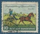 Allemagne N47 Journe du timbre - voiture postale oblitr