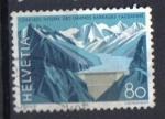 Suisse 1985 - YT 1222  - Barrage de la Grande Dixence Lac Montagne