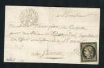 Rare lettre de Neuillé-Pont-Pierre ( Indre et Loir 21 Janvier 1849 )