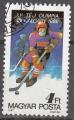 Hongrie 1987  Y&T  3138  oblitr  sports  hockey sur glace