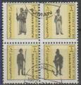 AJMAN - Beaux timbres sur les Uniformes militaires oblitrs