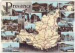 06 - 13 - 83 - PROVENCE - Carte géographique