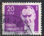 TURQUIE N° 2303 o Y&T 1980 Portrait d' Atatürk