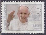 Timbre oblitr n 2623(Yvert) Equateur 2015 - Visite du Pape Franois
