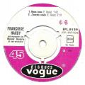 EP 45 RPM (7") Franoise Hardy " Le premier bonheur du jour "