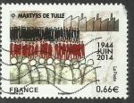 France 2014; Y&T n 4865; 0,66, Martyrs de Tulle, Juin 44