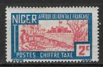 NIGER - 1927 - Yt TAXE n 9 - N* - 0,02c bleu et rouge