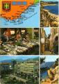 TOULON (83) - Carte du littoral PACA, armes de la ville et multi-vues